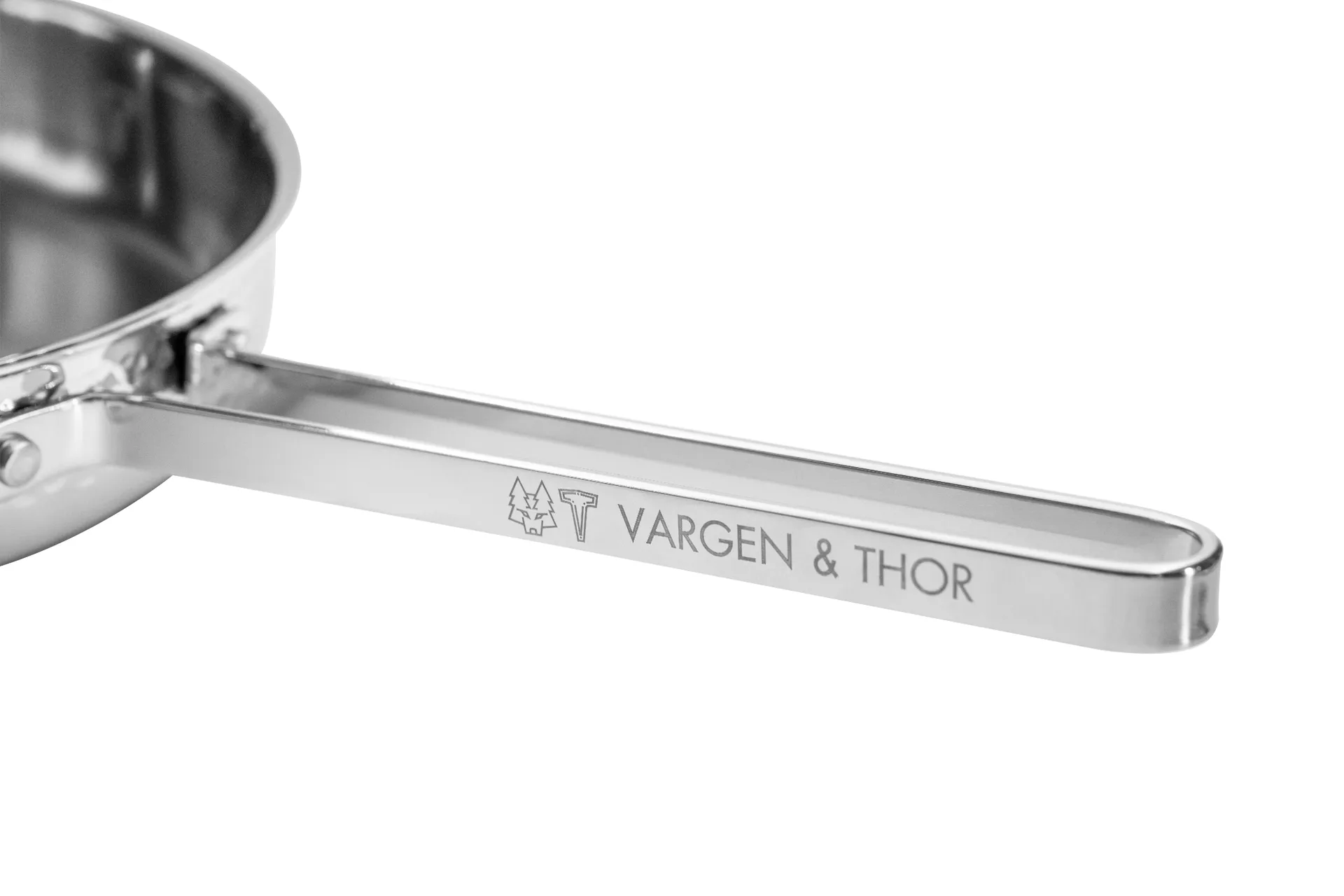 Modell M1 hammered 平底锅 Ø28 cm, 镀铬色 with lid Vargen & Thor
