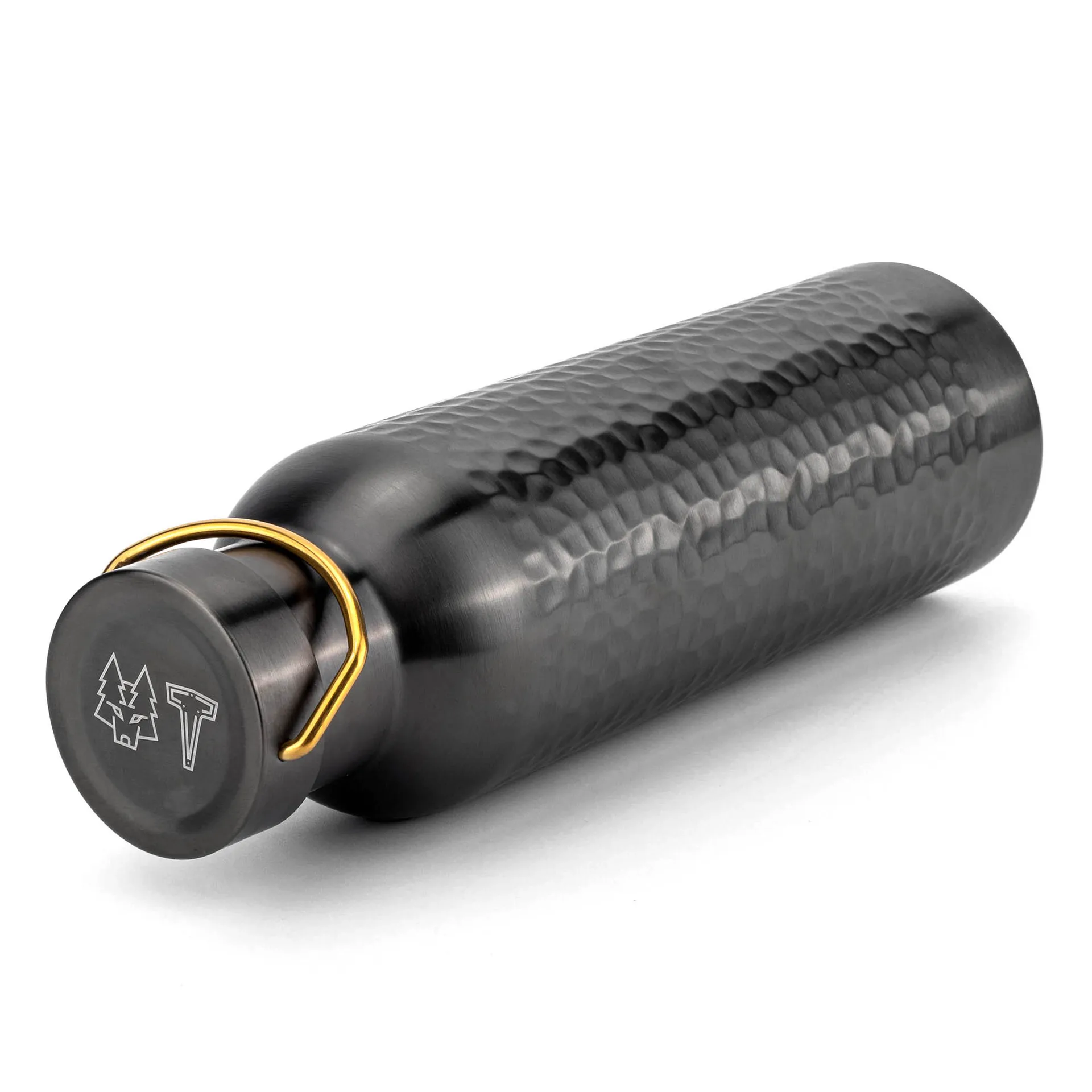 SNÖRÖK 热水瓶750 ml, 哑光 黑色 Vargen & Thor