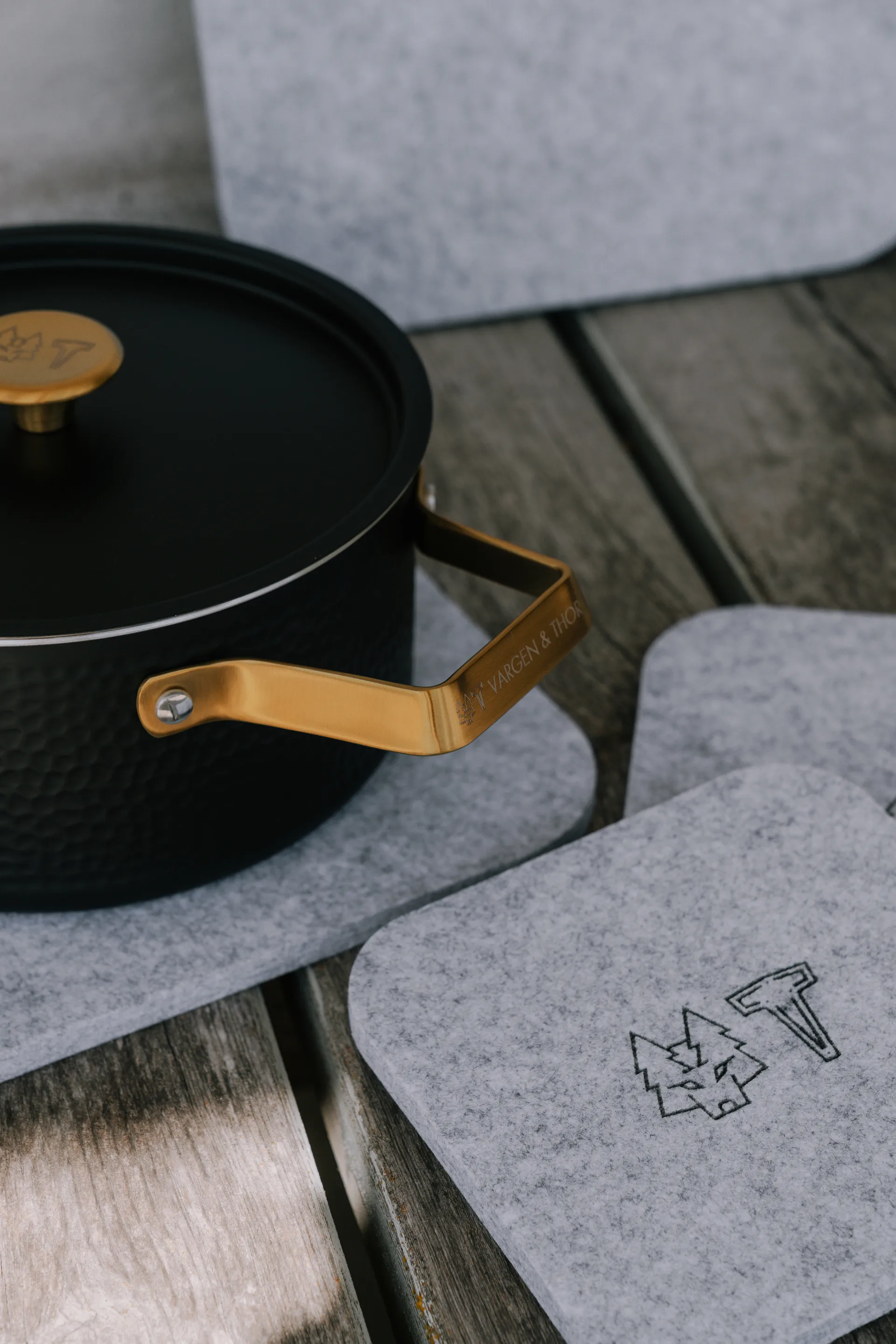 ULT trivet 4件, Ash 灰色 Vargen & Thor