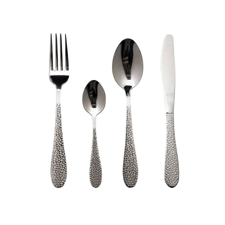 Vargen & Thor 餐具 16件 - 灰足_银色 - Vargen & Thor
