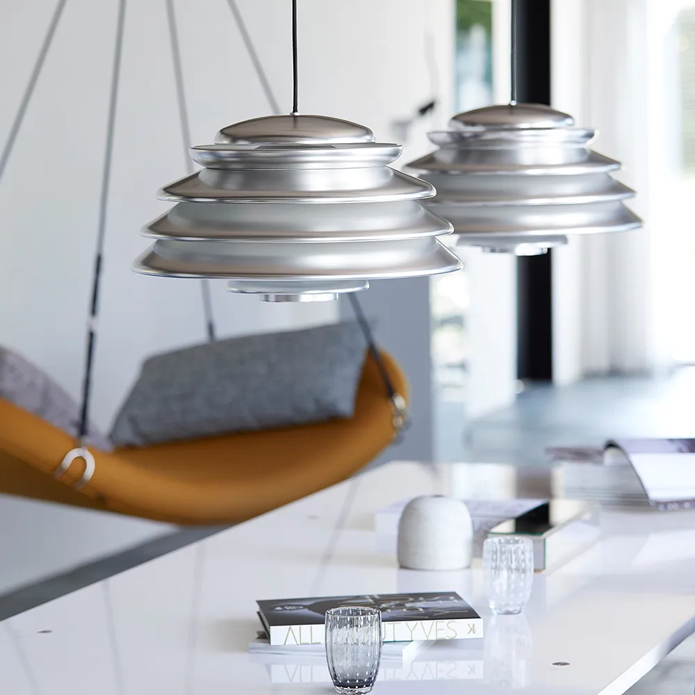 Hive 吊灯, Aluminium Verpan