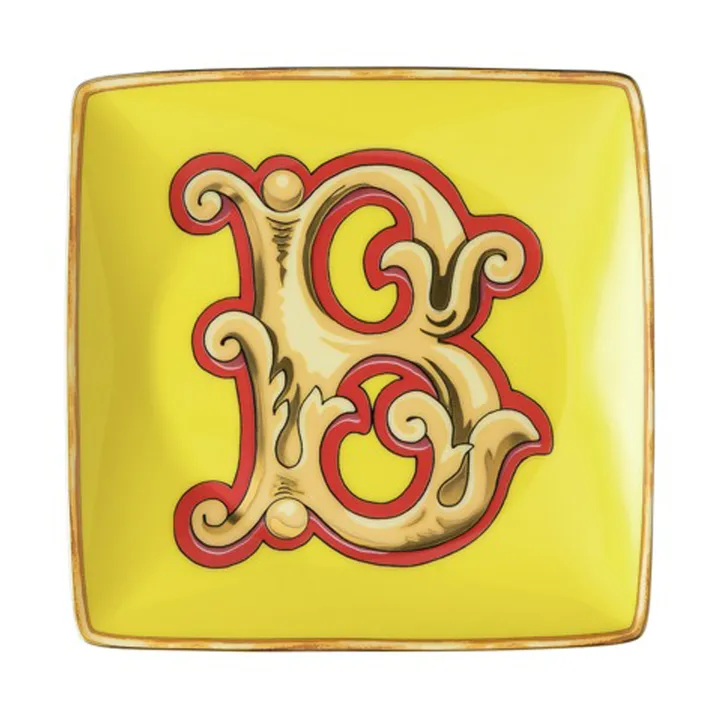 Versace Holiday Alphabet 碟 12cm - B - Versace