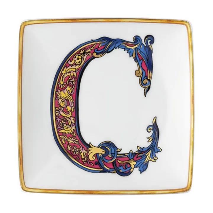 Versace Holiday Alphabet 碟 12cm - C - Versace
