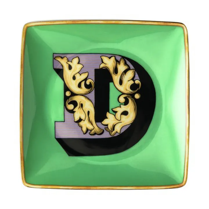 Versace Holiday Alphabet 碟 12cm - D - Versace