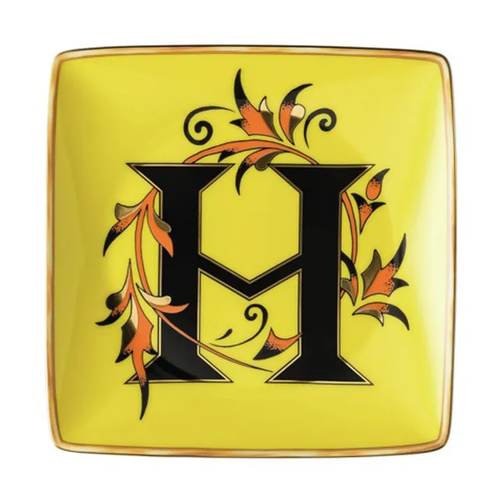 Versace Holiday Alphabet 碟 12cm - H - Versace