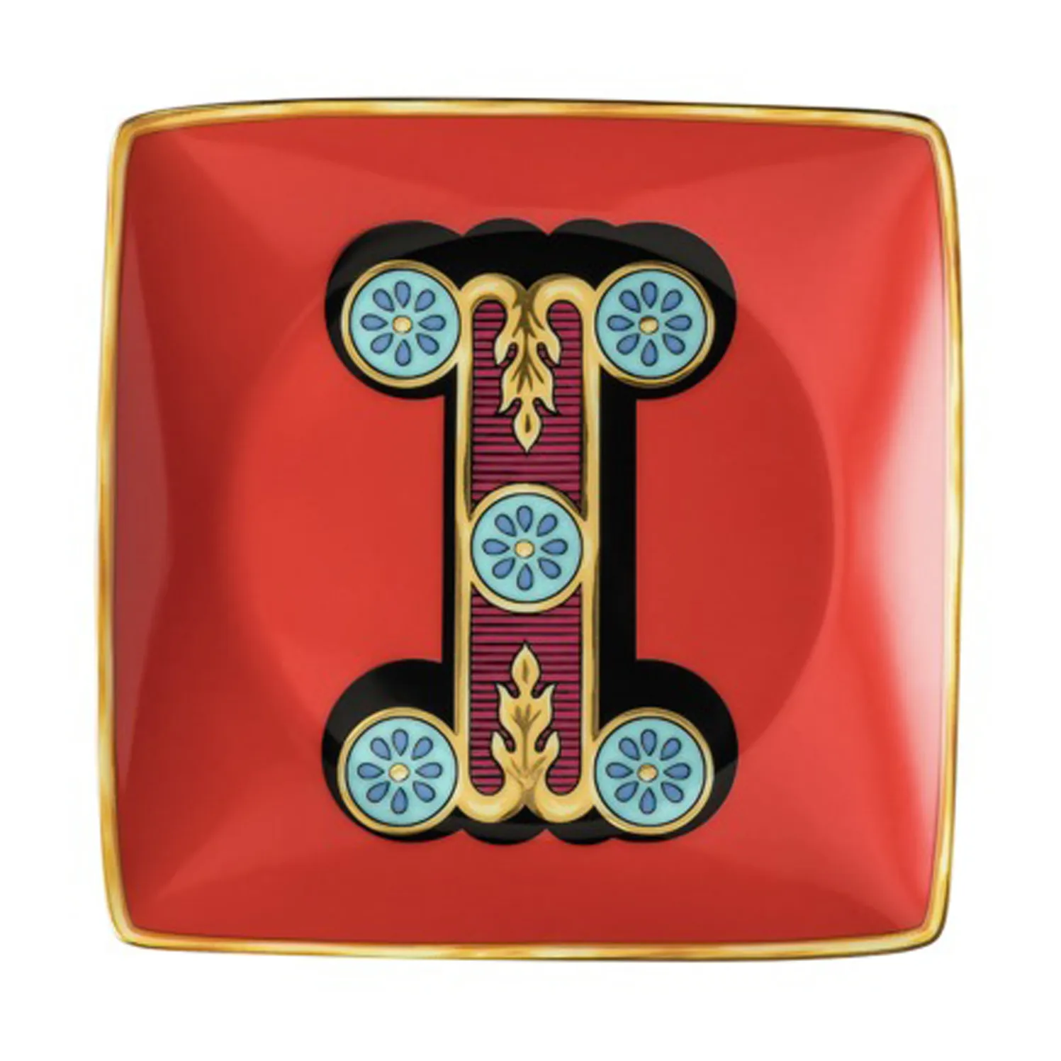Versace Holiday Alphabet 碟 12cm, I Versace