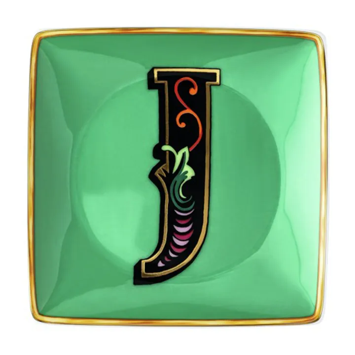 Versace Holiday Alphabet 碟 12cm - J - Versace