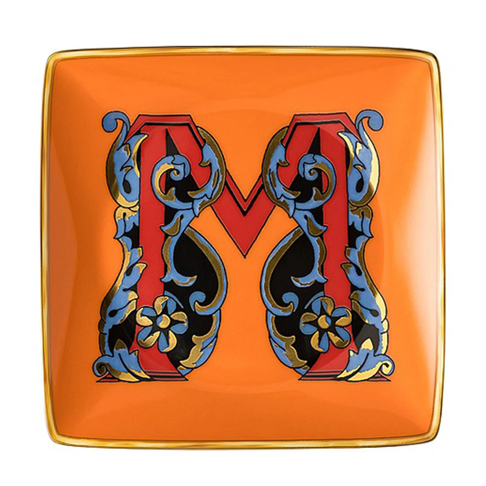 Versace Holiday Alphabet 碟 12cm, M Versace