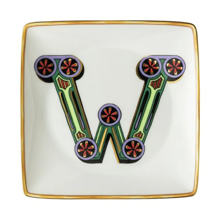 Versace Holiday Alphabet 碟 12cm - W - Versace
