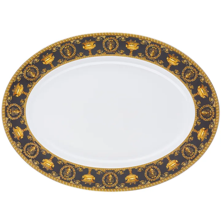 Versace I love Baroque餐用盘 - Nero - Versace
