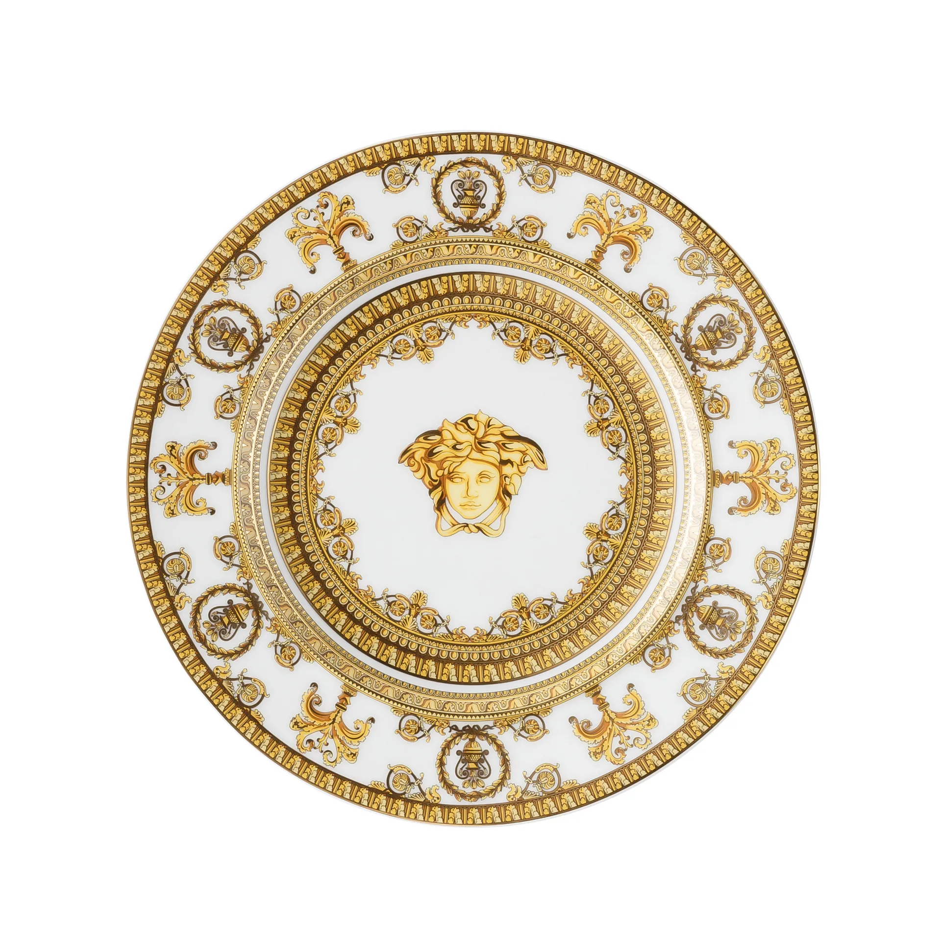 Versace I love Baroque small 盘子, Bianco Versace