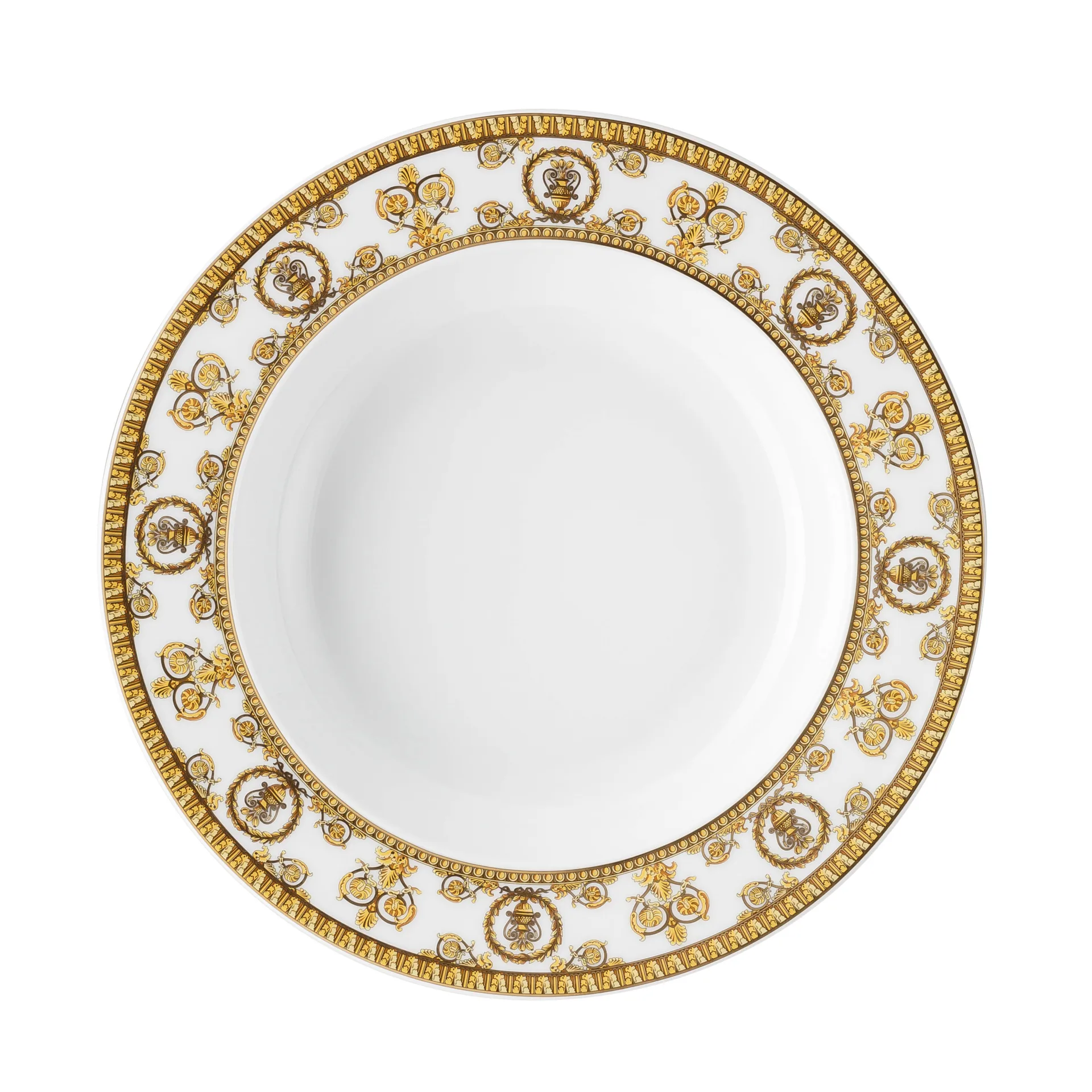 Versace I love Baroque 深盘, 白色 Versace