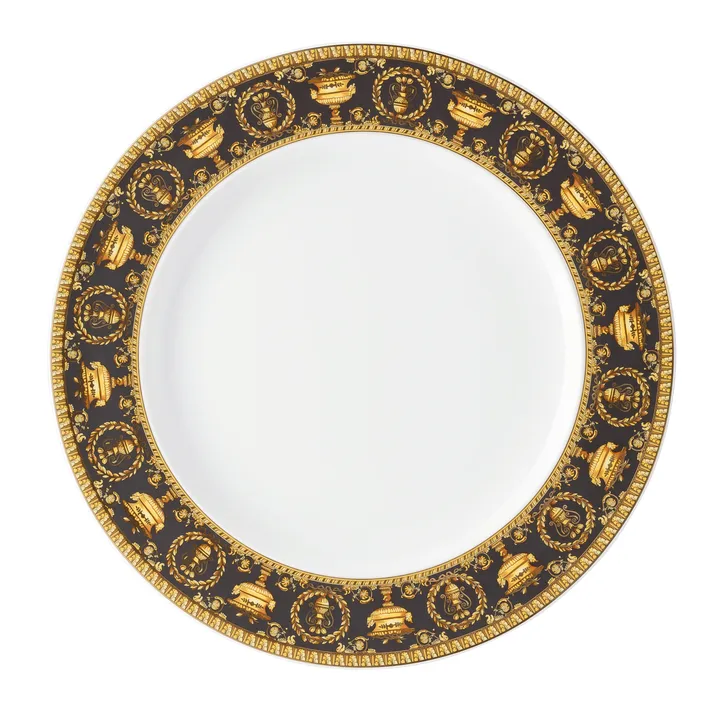 Versace I love Baroque 餐盘 - 黑色 - Versace