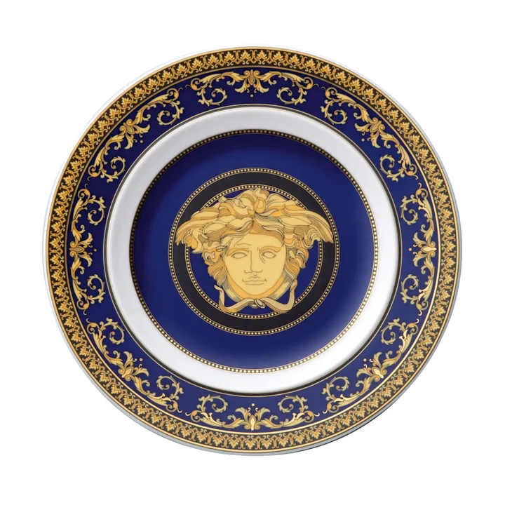 Versace Medusa Blue小餐盘 - 18cm - Versace