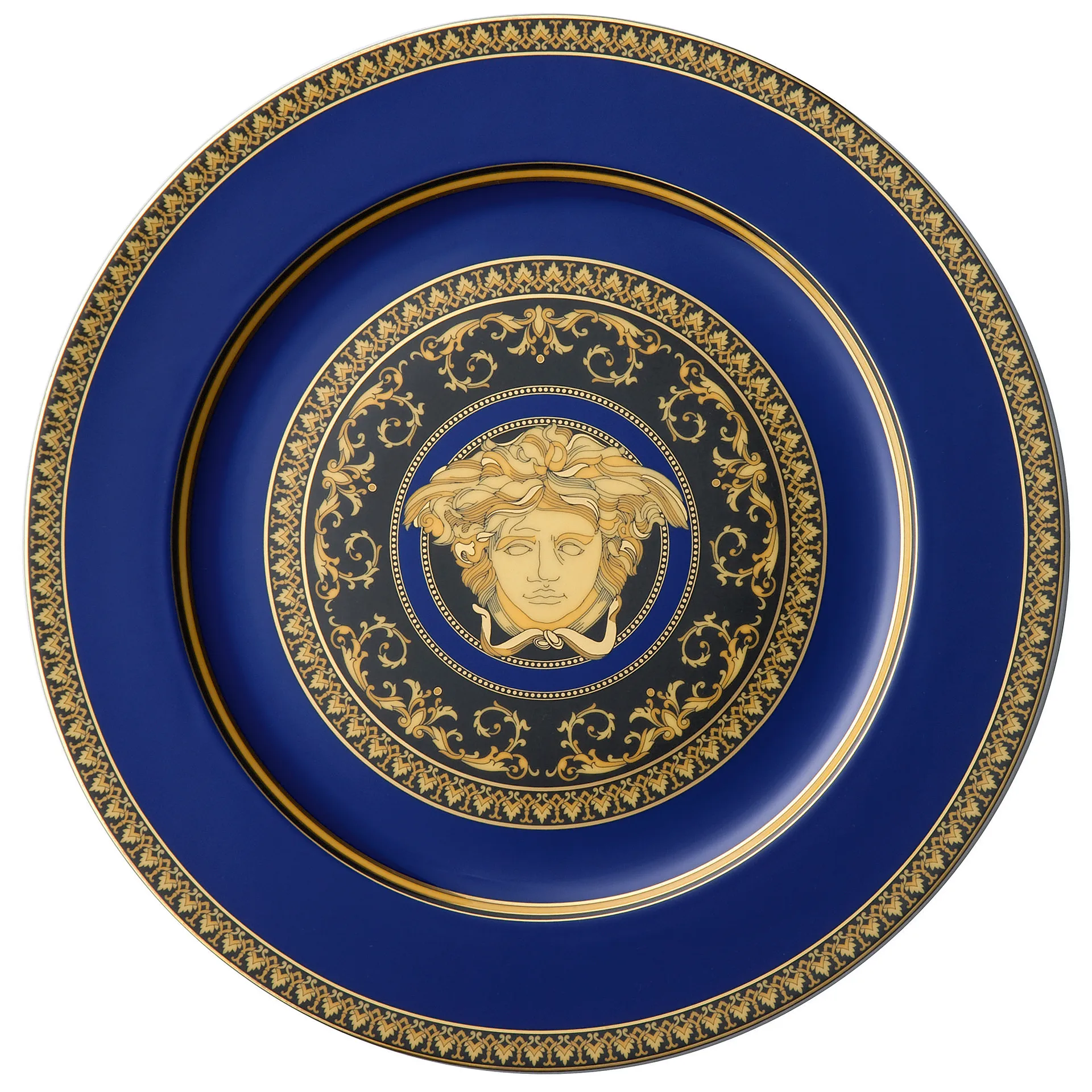 Versace Medusa Blue 大餐盘, 33 cm Versace