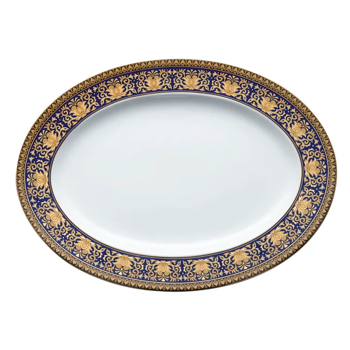 Versace Medusa Blue餐用盘 - 34cm - Versace