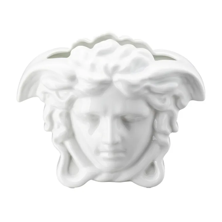 Versace Medusa Grande 花瓶 15cm - 白色 - Versace