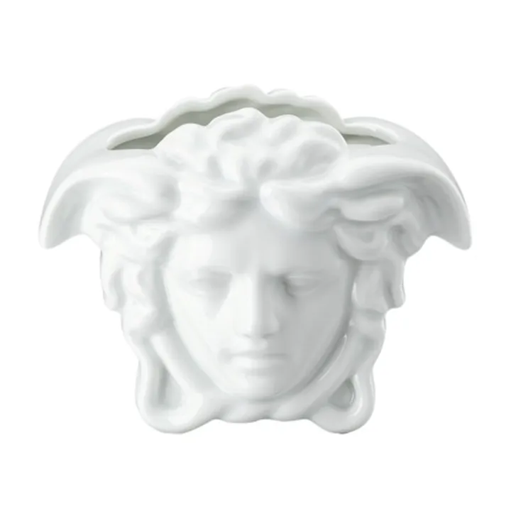 Versace Medusa Grande 花瓶 9cm - 白色 - Versace