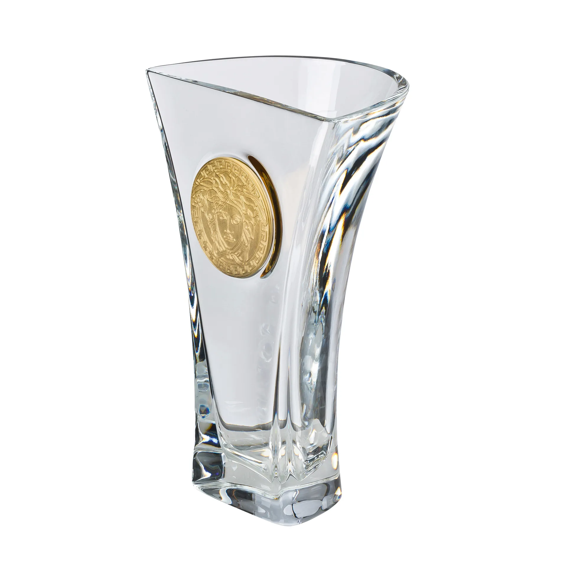 Versace 透明美杜莎狂想曲 花瓶, 中号 Versace