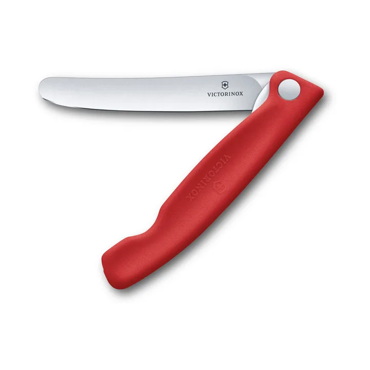 Victorinox Swiss Classic 瑞士军刀折叠小刀11cm - 红色 - Victorinox
