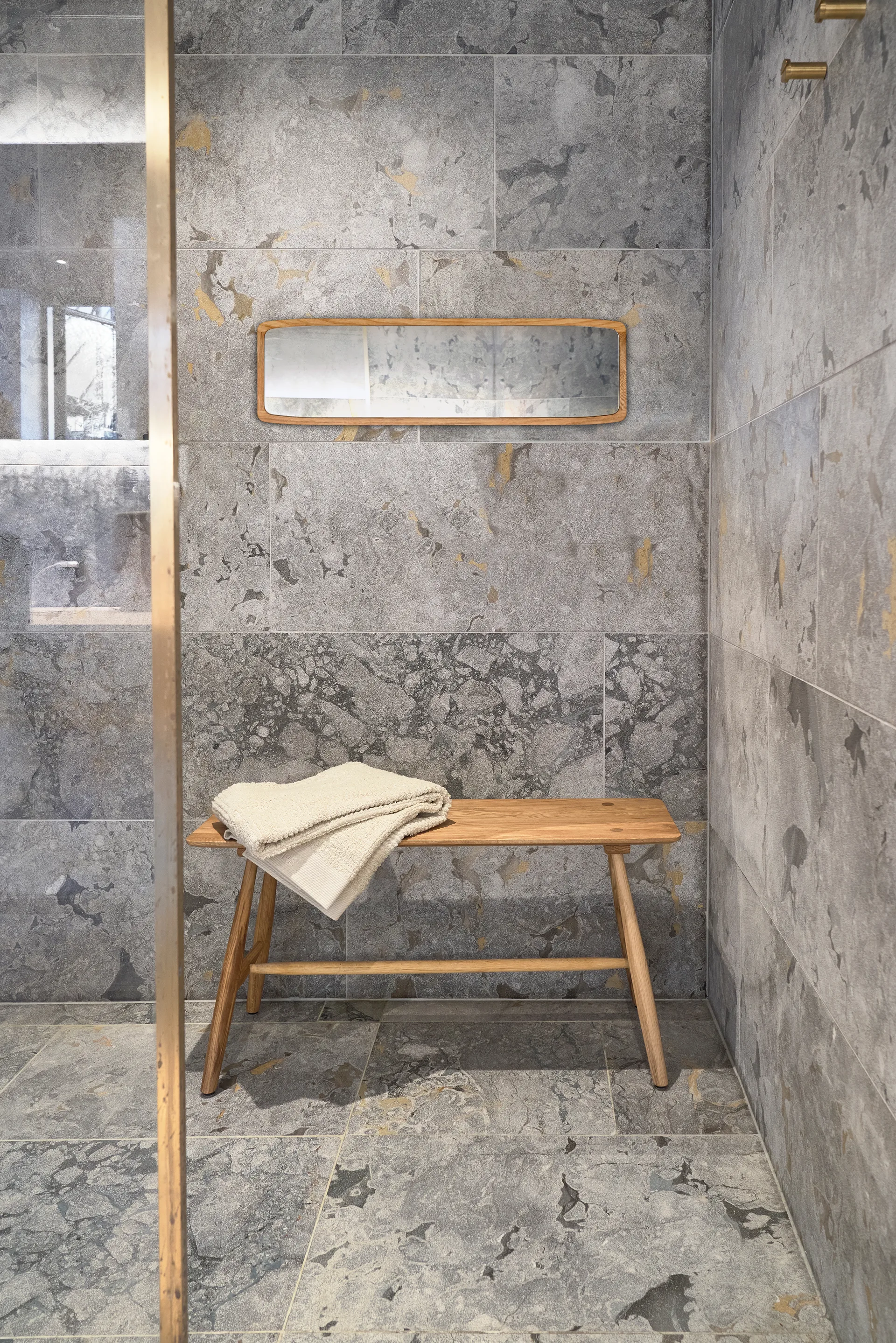 Bodo 镜子 23x80 cm, Naturally oiled Villa Collection