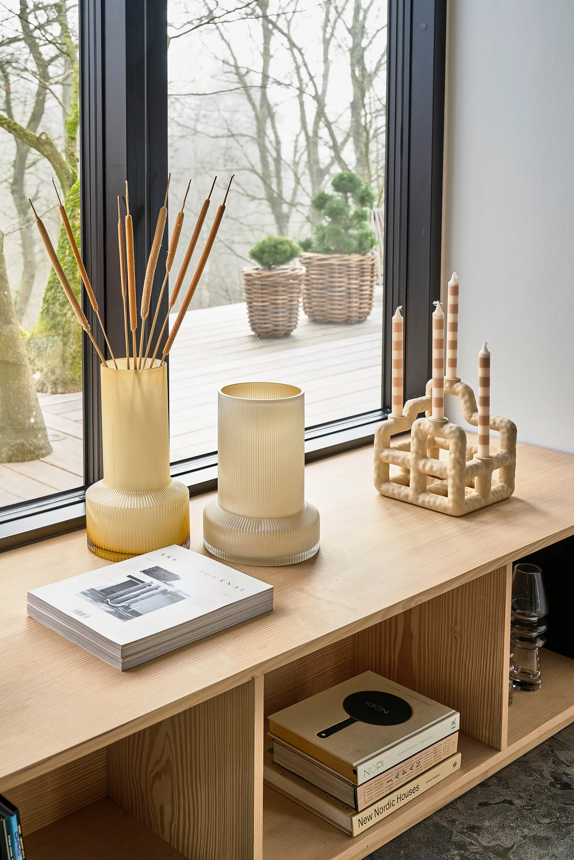 Hvils 玻璃花瓶 Ø19, Honey Villa Collection