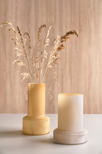 Hvils 玻璃花瓶 Ø21 cm - 白色 - Villa Collection