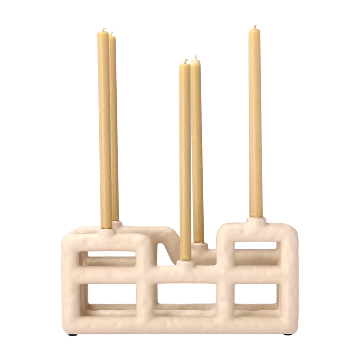 Lyng 烛台 6 candles, 沙色 Villa Collection