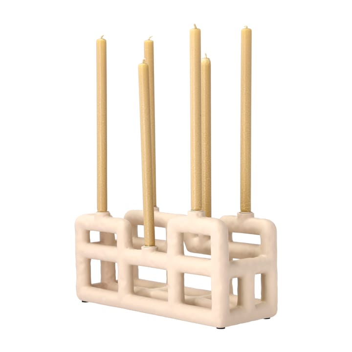 Lyng 烛台 6 candles, 沙色 Villa Collection