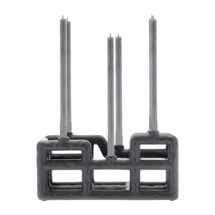 Lyst 烛台 6 candles, 黑色 Villa Collection