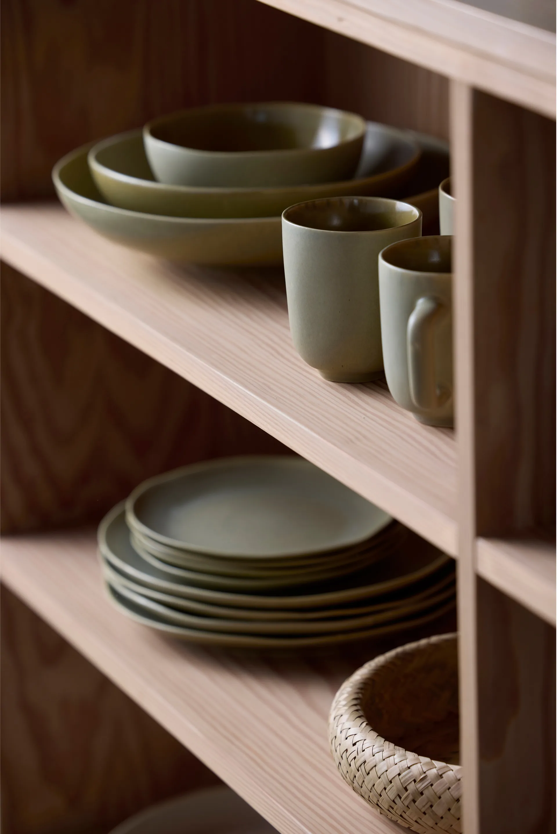 Shoku pasta 碗 Ø21 cm, Pure 绿色 Villa Collection