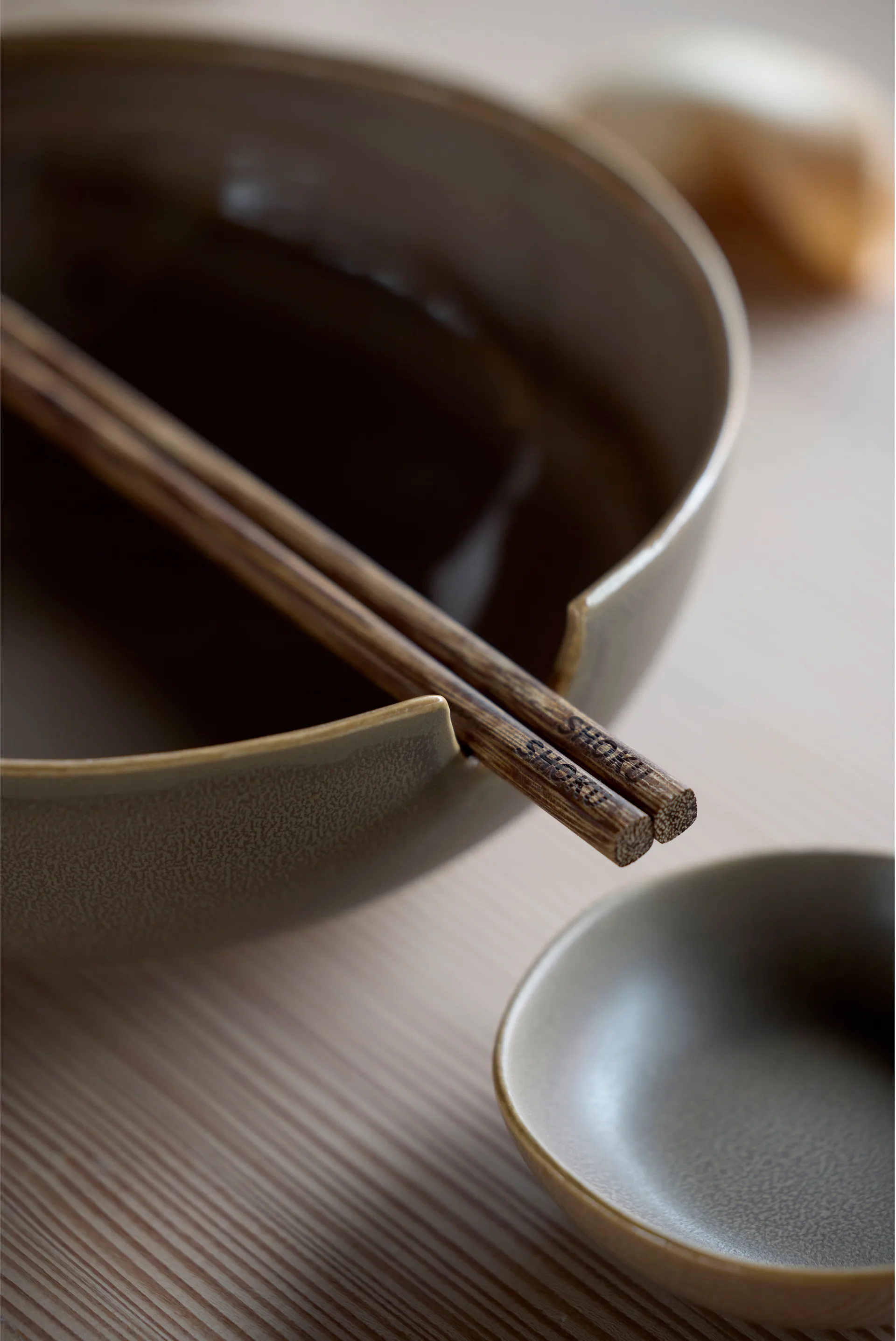 Shoku ramen 碗 Ø18.5 cm, Warm 褐色 Villa Collection