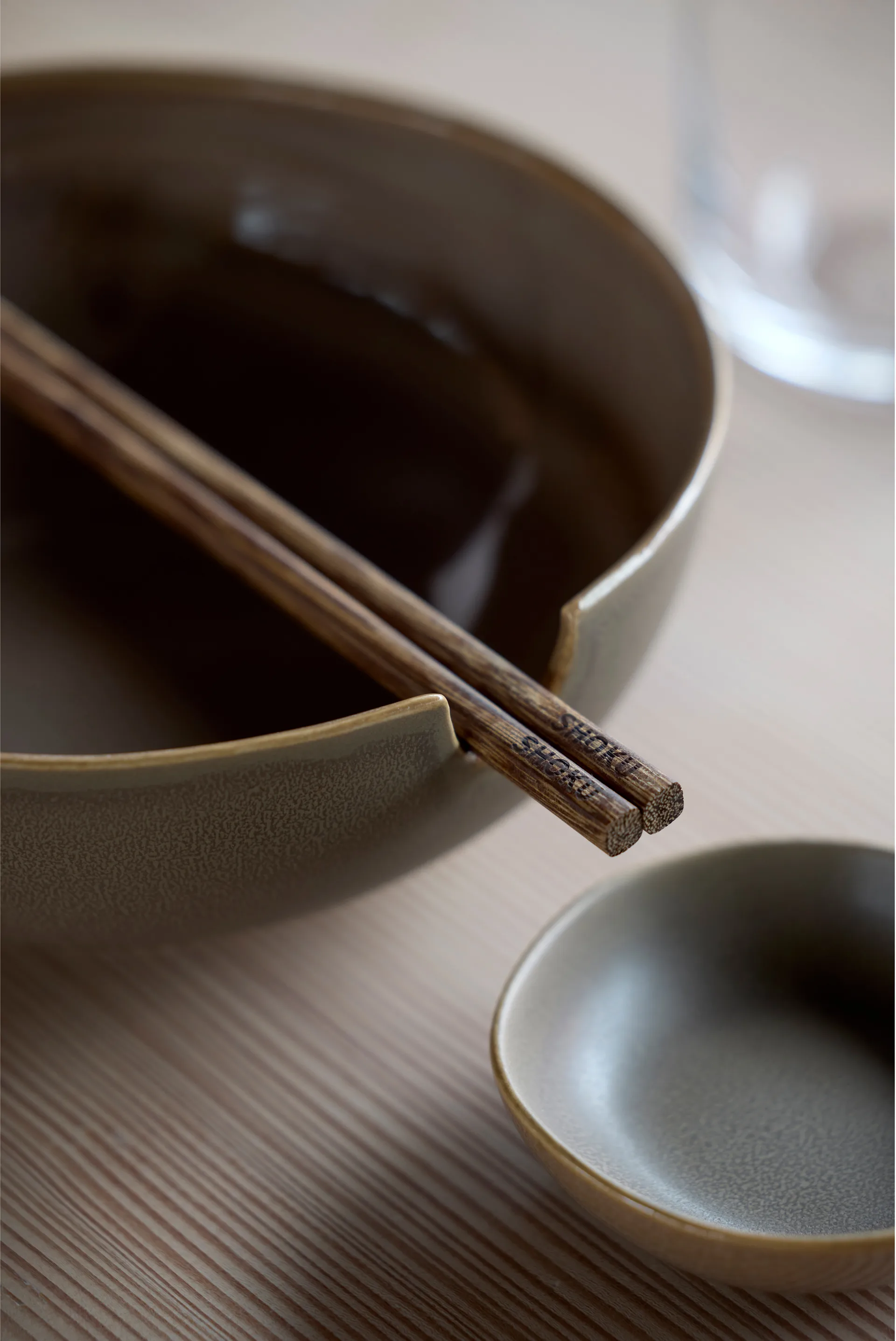 Shoku ramen 碗 Ø18.5 cm, Warm 褐色 Villa Collection