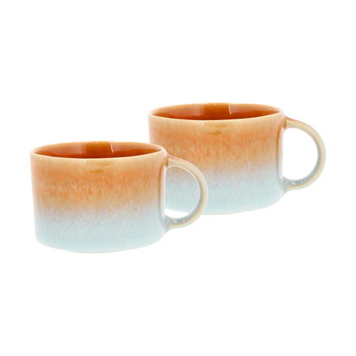 Styles 马克杯 带把手 16 cl 两件套装 - 蓝色-琥珀色 - Villa Collection
