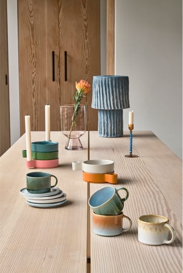 Styles 烛台 16,3 cm - 蓝色-琥珀色 - Villa Collection