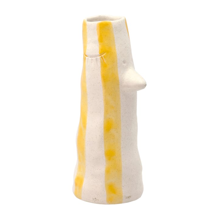 Styles 花瓶 with beak and eye lashes 26 cm - Yellow - Villa Collection