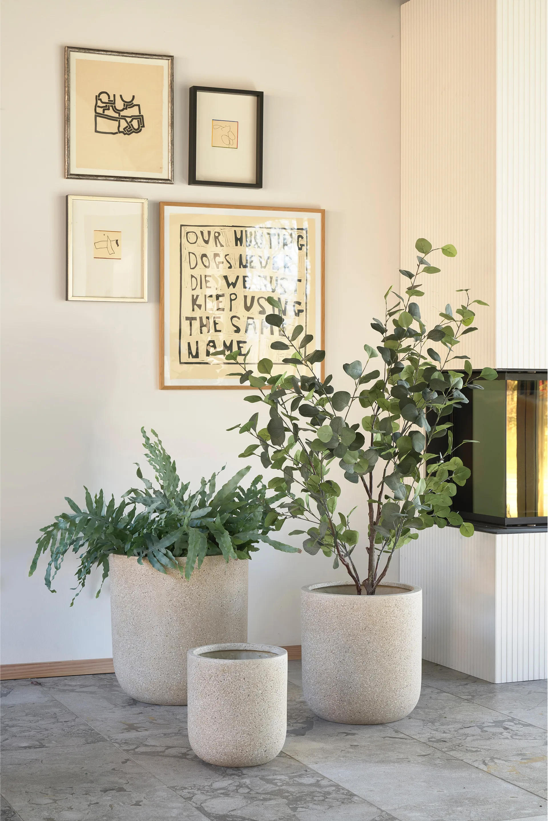 Thum 花盆 nature 套装 of 2, Ø37 cm-Ø45 cm Villa Collection