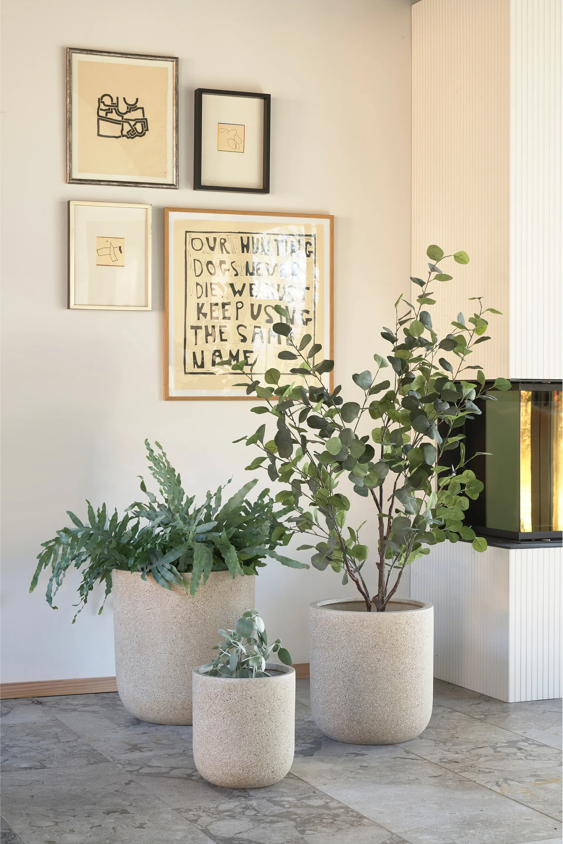 Thum 花盆 nature 套装 of 2, Ø37 cm-Ø45 cm Villa Collection