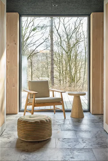 Vem pouf 30x60 cm - 绿色-nature-粉色 - Villa Collection