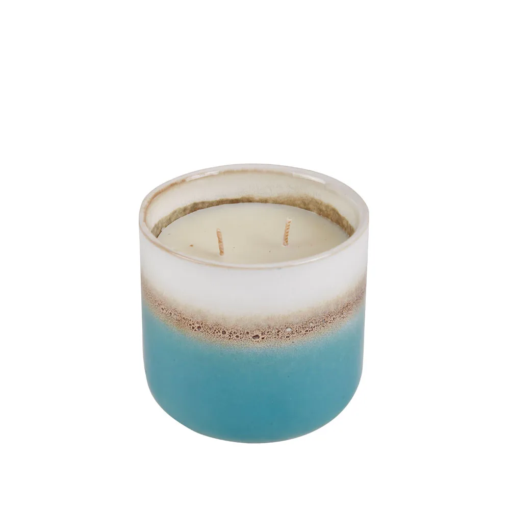 Villa Collection 香薰蜡烛, 青色/沙色 - cotton blossom Villa Collection