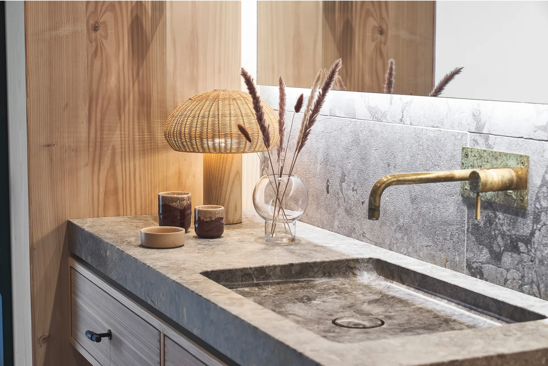 Vilma LED 灯 32 cm, Rattan Villa Collection