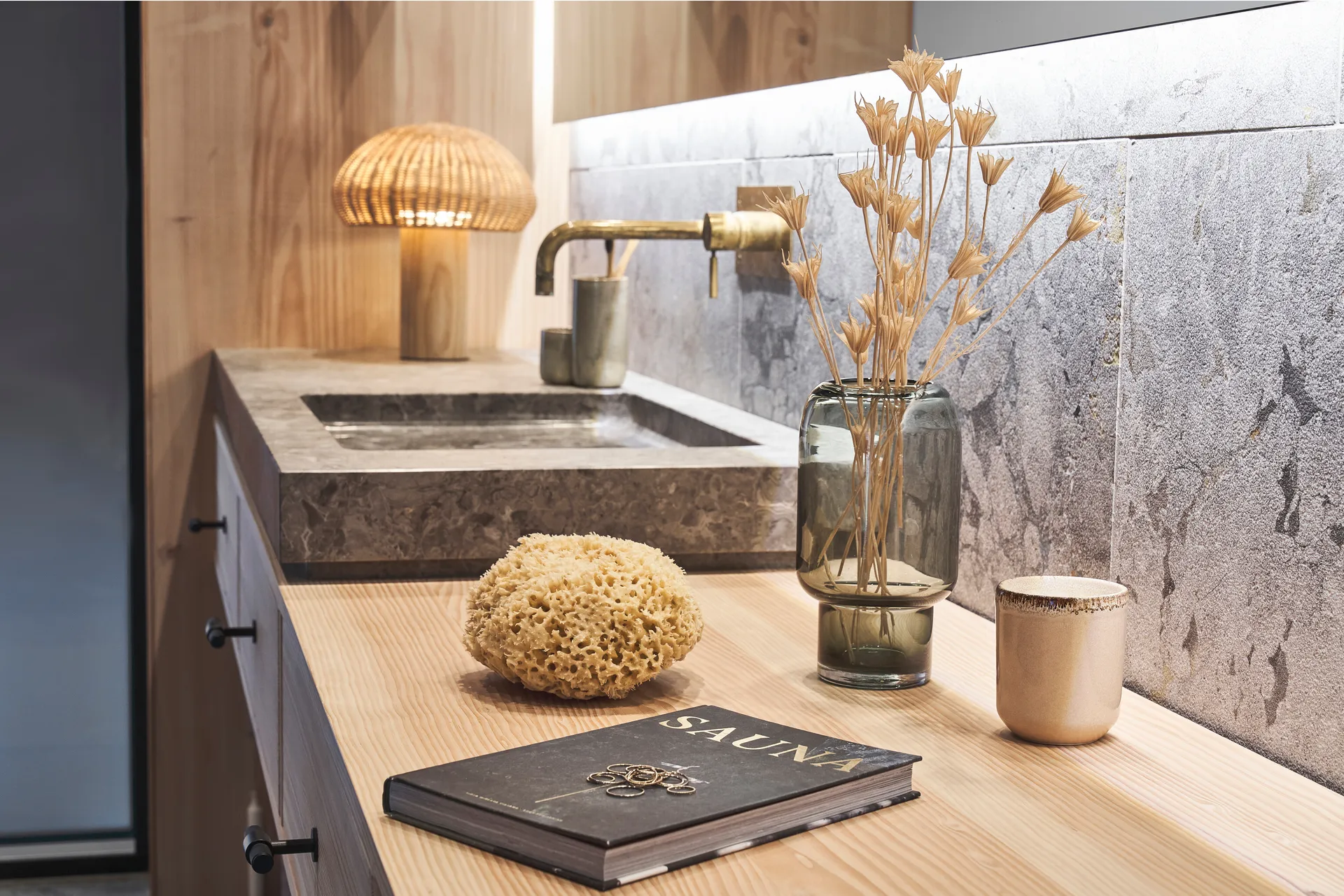 Vilma LED 灯 32 cm, Rattan Villa Collection