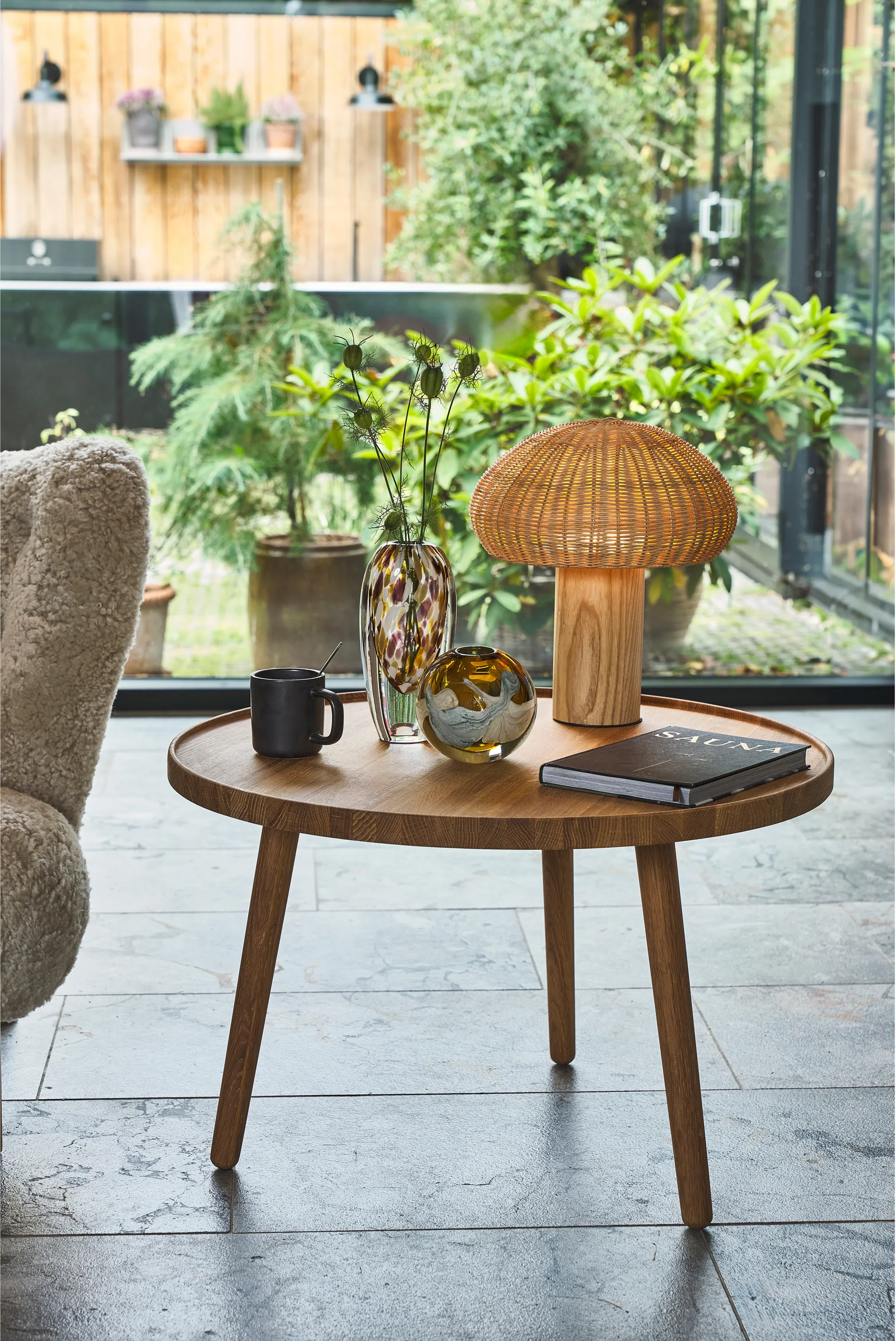 Vilma LED 灯 32 cm, Rattan Villa Collection