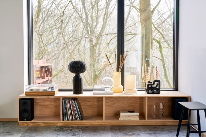Werna 台灯 rattan Ø30 cm, 黑色 Villa Collection