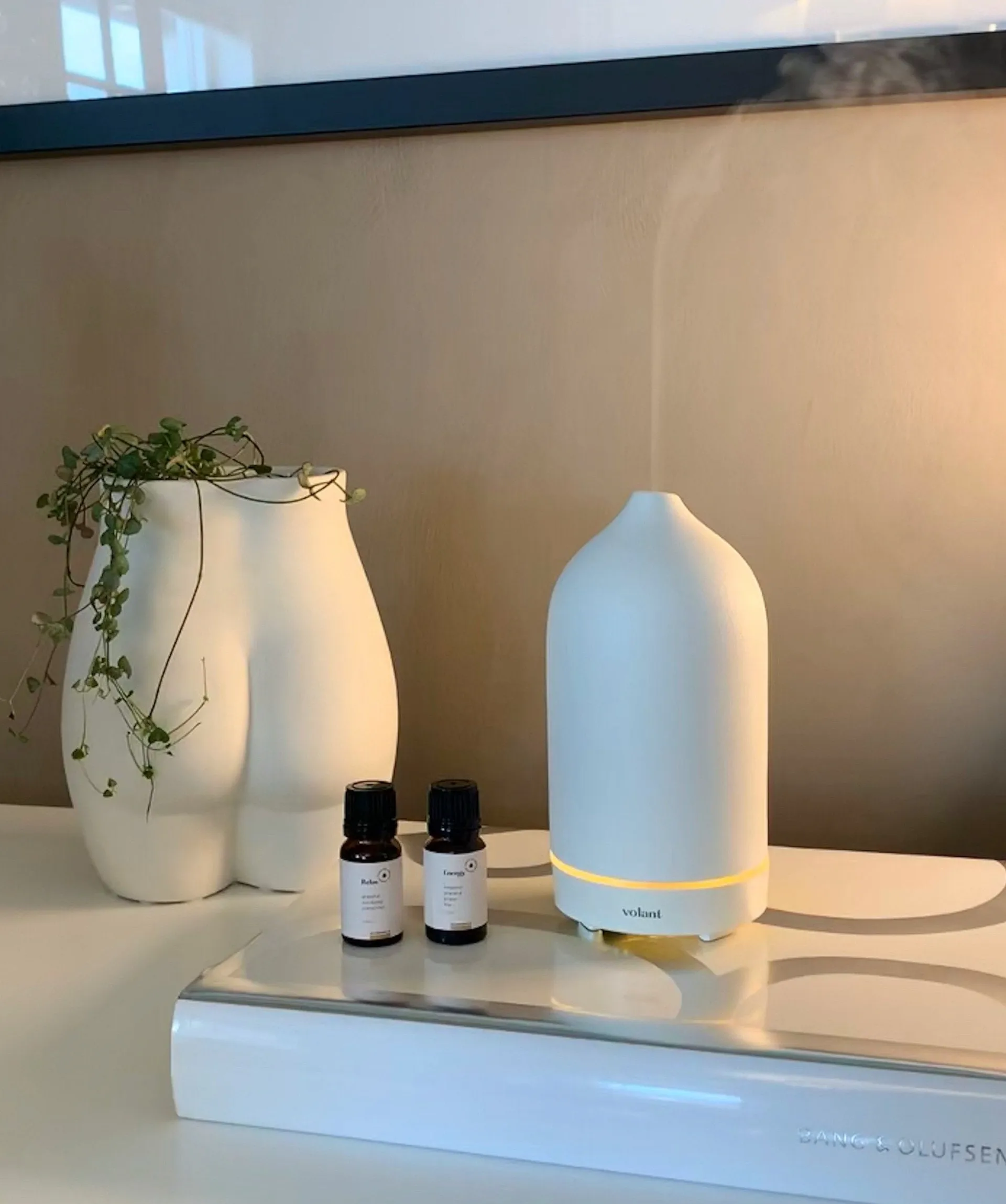 Stone diffuser 10 cl, 白色 Volant