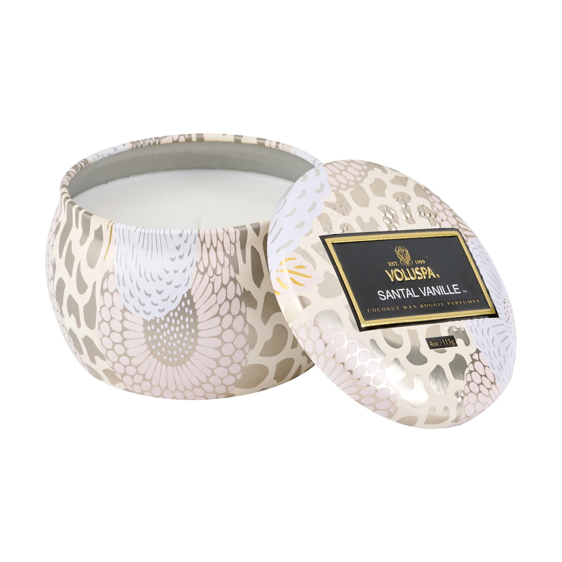 装饰罐装蜡烛 25小时, 檀香香草 Voluspa