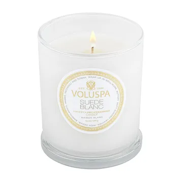 Classic Maison Blanc 香薰蜡烛60小时 - 白色绒面香 - Voluspa