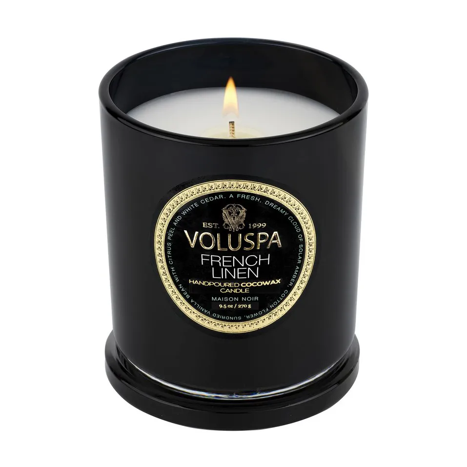 Classic Maison Noir 香薰蜡烛60小时, French Linen Voluspa