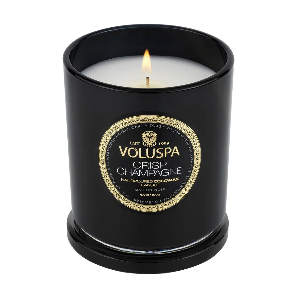 Classic Maison Noir 香薰蜡烛60小时, 清爽香槟香 Voluspa