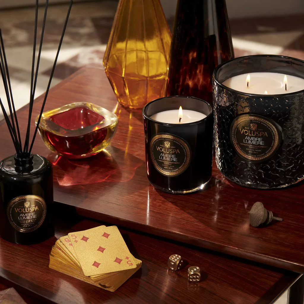 Classic Maison Noir 香薰蜡烛60小时, 琥珀微光香 Voluspa